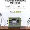 La FOSSiBOT F2400 offre 13 ports pour connecter divers appareils, assurant une polyvalence maximale.