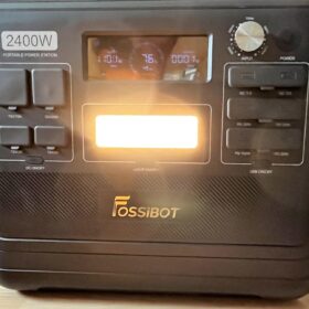 FOSSiBOT F2400 mit Solarpanel 200W - Komplettes Solargenerator Set 2048Wh 2400W - Tragbare Powerstation + Solarpanel photo review
