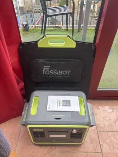 FOSSiBOT F2400 mit Solarpanel 200W - Komplettes Solargenerator Set 2048Wh 2400W - Tragbare Powerstation + Solarpanel photo review