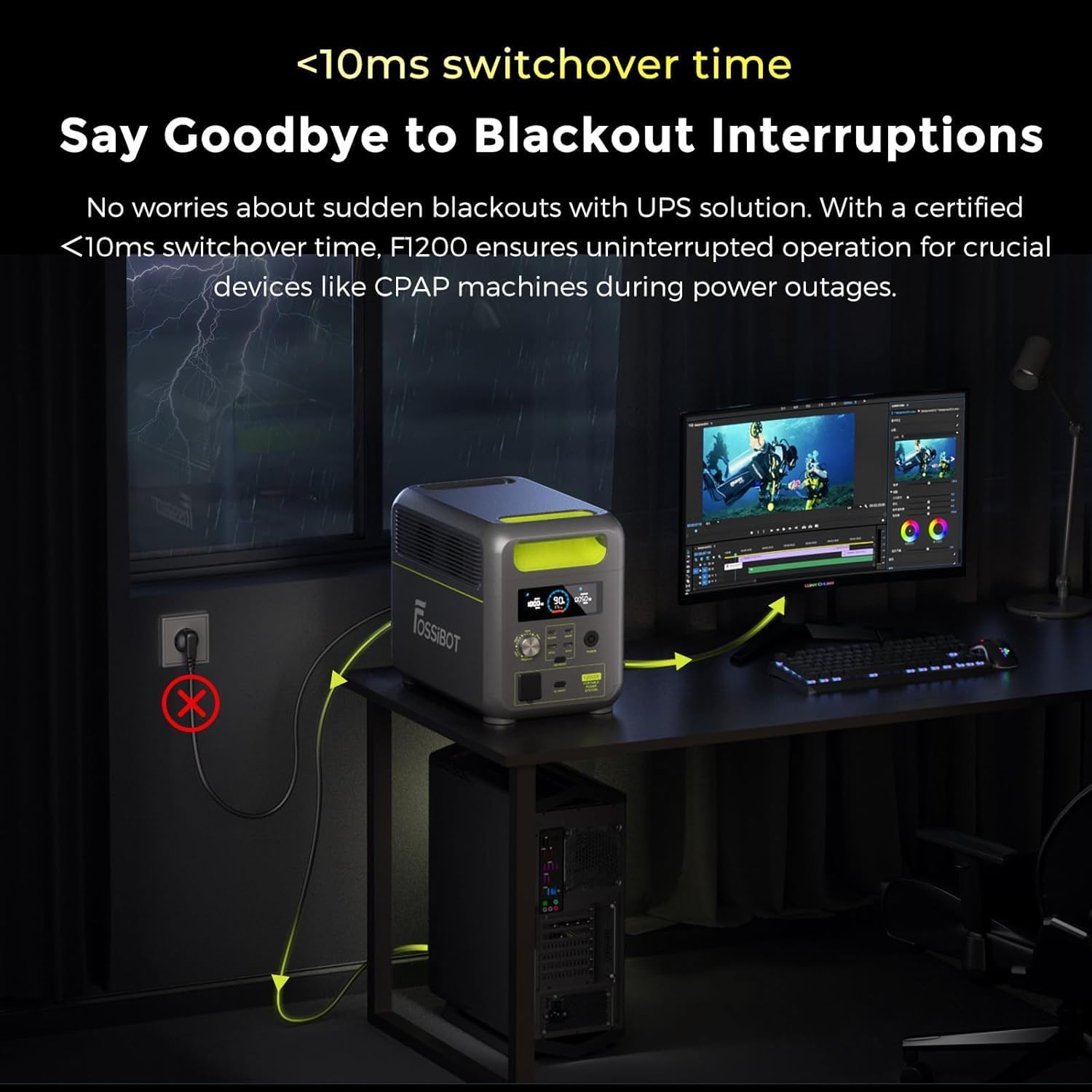 FOSSiBOT F1200 + Pannello Solare 200W - Kit Completo - immagine 5