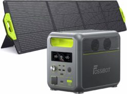 FOSSiBOT F1200 + Pannello Solare 200W - Kit Completo