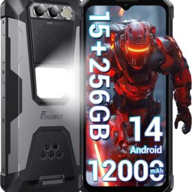 FOSSiBOT F106 Pro – Smartphone Rugged Durci 12000mAh | Visión Nocturne 20MP | IP68 Android 14