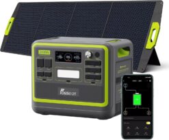 FOSSiBOT F2400 + Pannello Solare 200W | Kit Completo Power Station 2048Wh