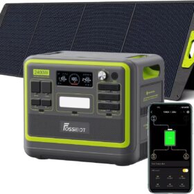 FOSSiBOT F2400 + Pannello Solare 200W | Kit Completo Power Station 2048Wh