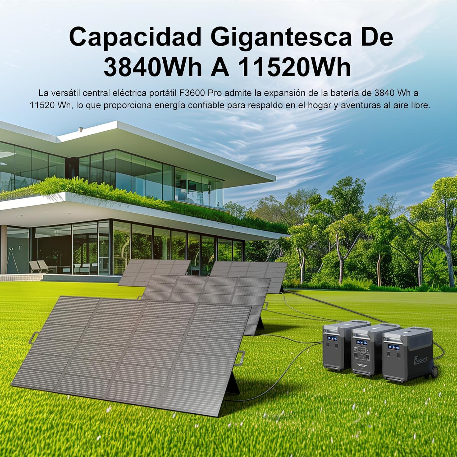 FOSSiBOT F3600 Pro - Centrale Elettrica Portatile 3840Wh Espandibile - immagine 10