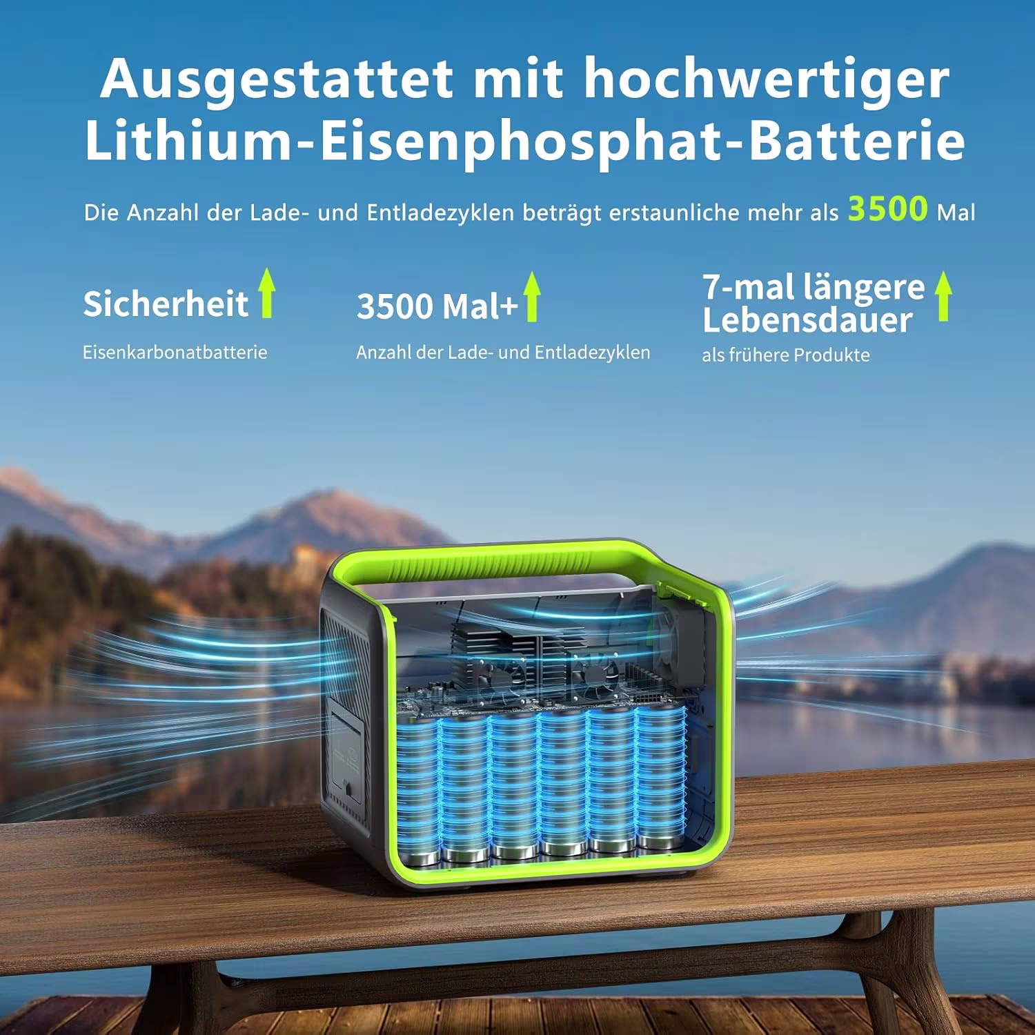 FOSSiBOT F800 con Pannello Solare 200W - Power Station Portatile 512Wh 800W + Pannello Solare - Kit Completo Energia Solare per Campeggio e Outdoor - immagine 4
