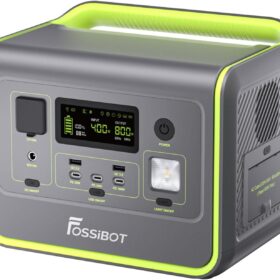 FOSSiBOT F800 Tragbare Powerstation 512Wh 800W LiFePO4 – Ultra-Leicht 6,5kg