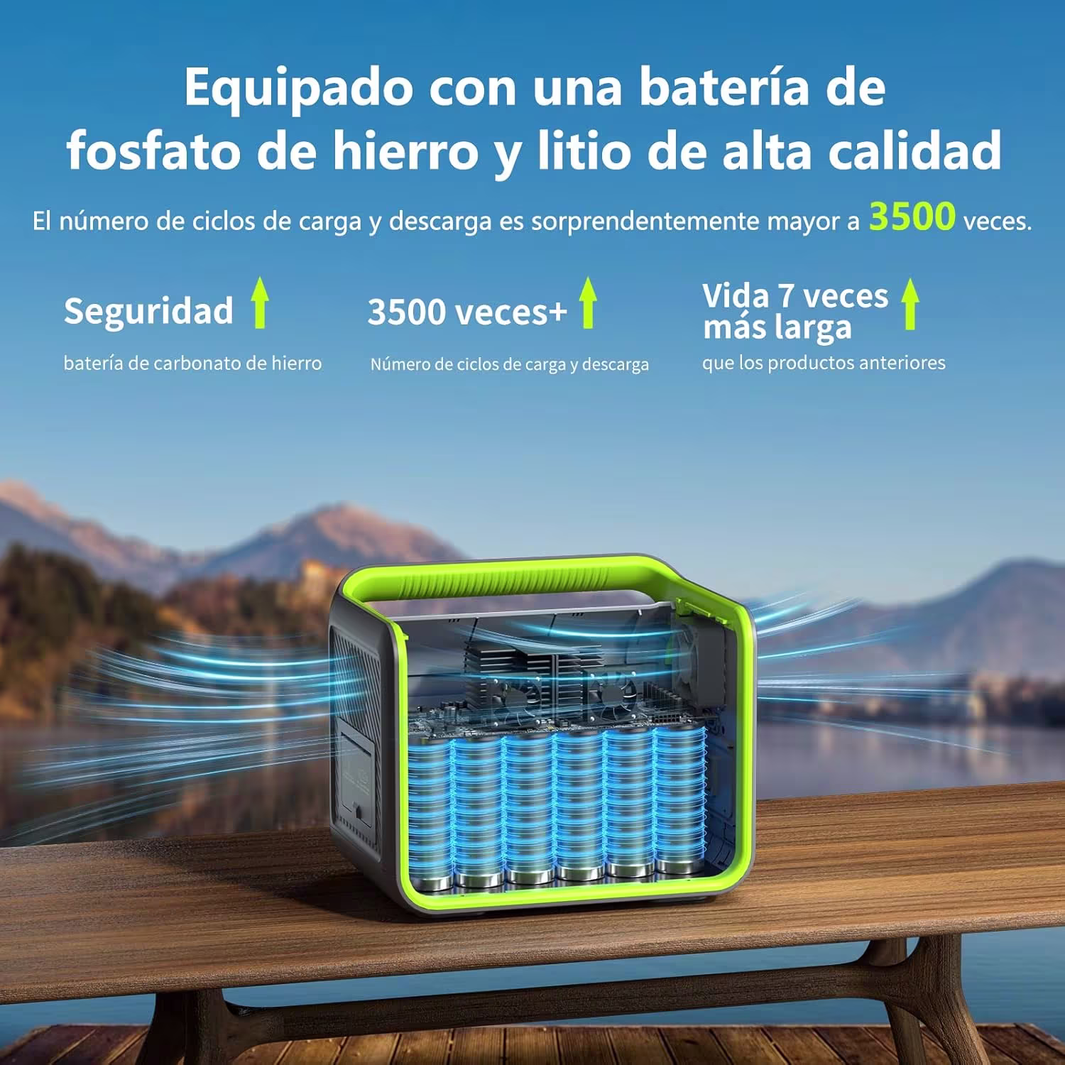 FOSSiBOT F800 – Power Station Portatile 512Wh (800W) LiFePO4 - immagine 5