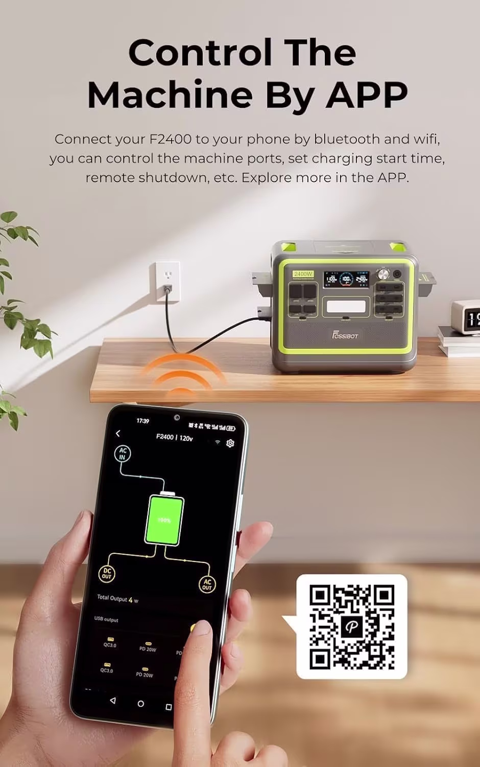 FOSSiBOT F2400 Centrale Elettrica Portatile 2048Wh 2400W - Best Seller - immagine 5