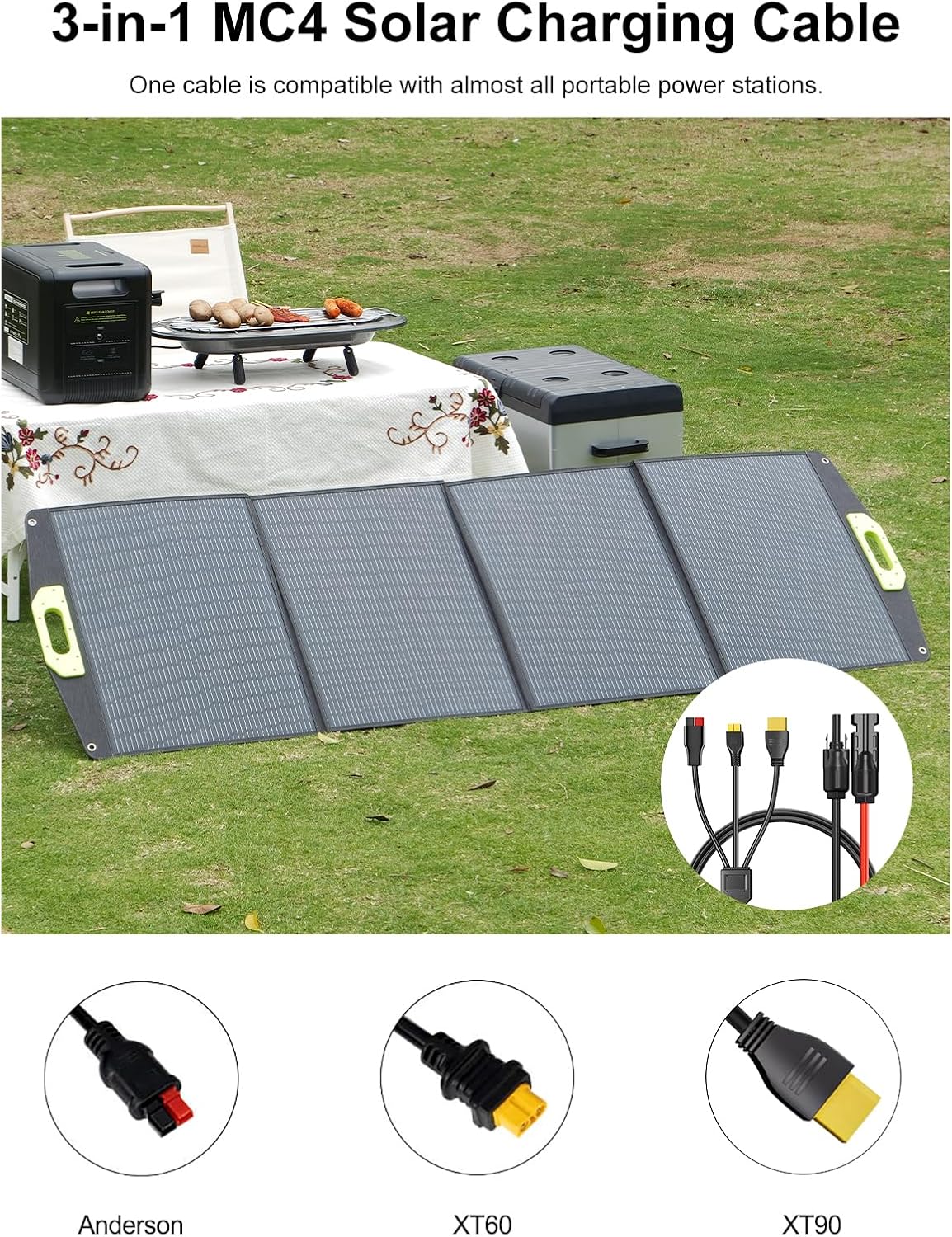 FOSSiBOT SP200 200W Pannello Solare Portatile | Pieghevole, IP67, 23,4% Efficienza - immagine 7