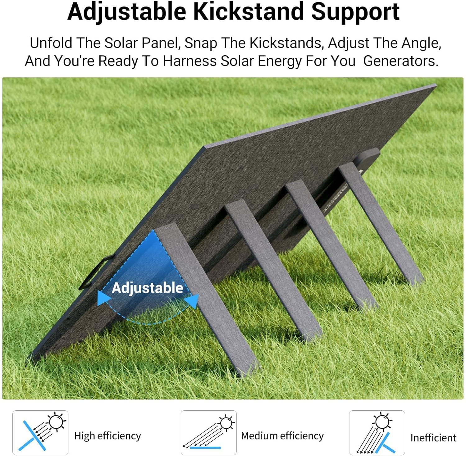 FOSSiBOT SP420 420W Pannello Solare Portatile | Pieghevole, IP67, 23,4% Efficienza - immagine 3