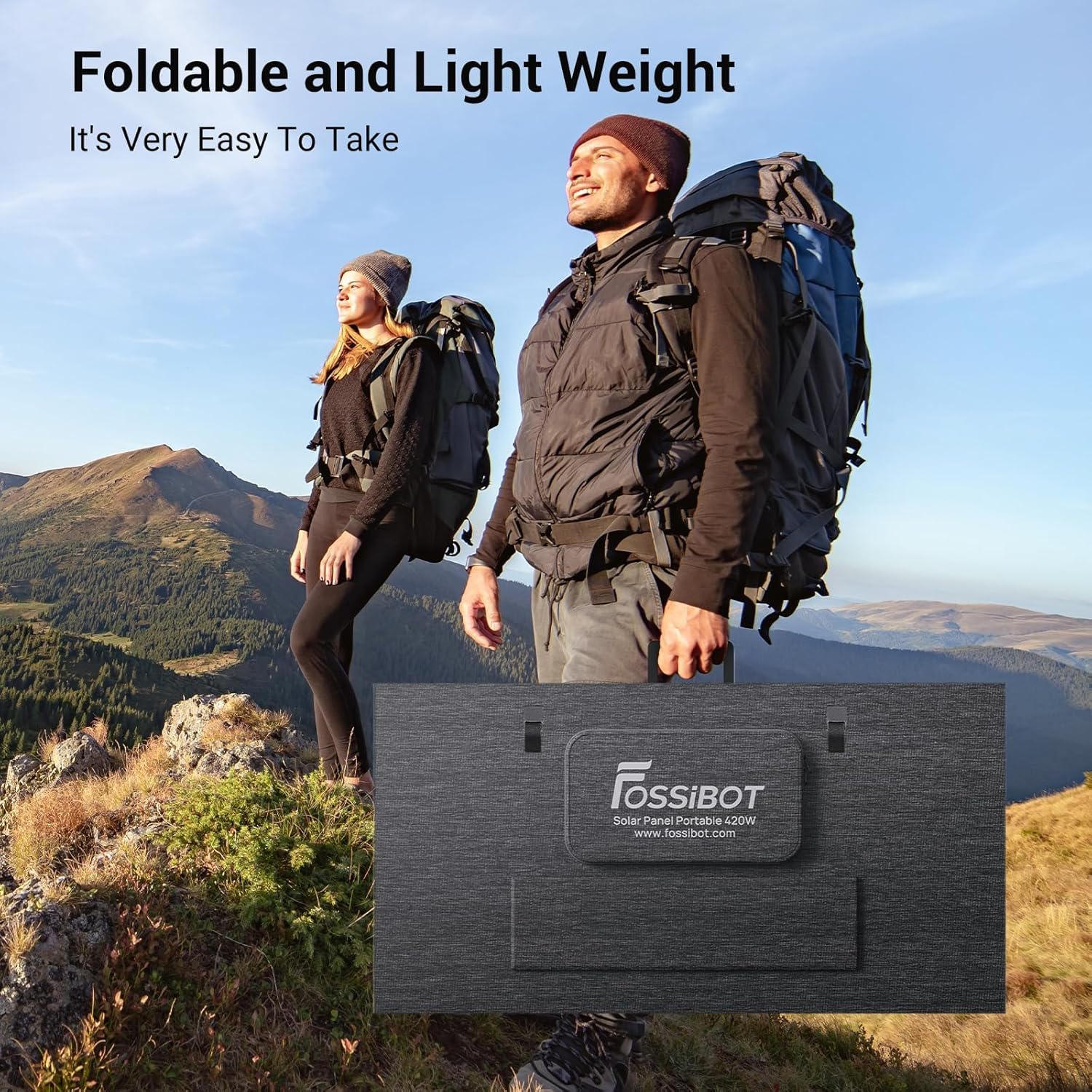 FOSSiBOT SP420 420W Pannello Solare Portatile | Pieghevole, IP67, 23,4% Efficienza - immagine 8