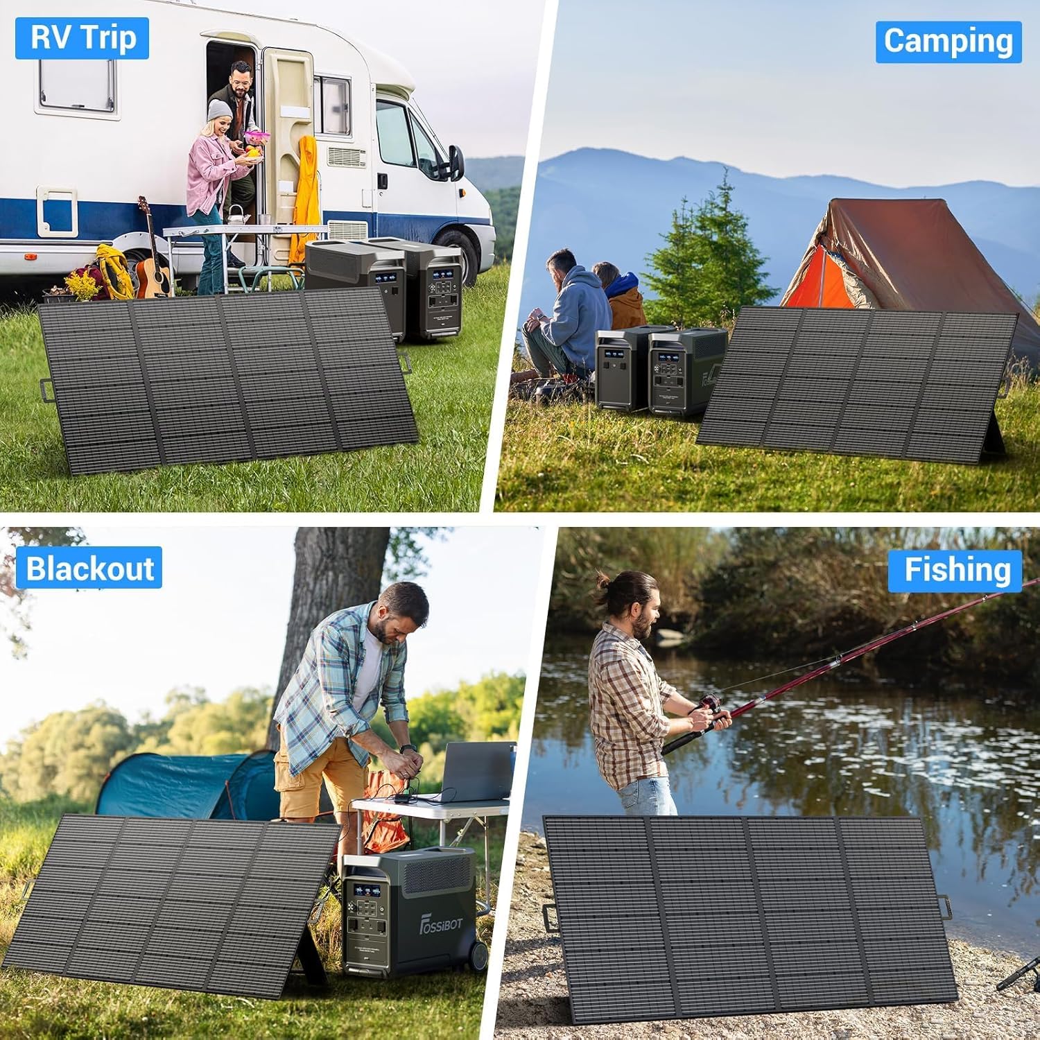 FOSSiBOT SP420 420W Pannello Solare Portatile | Pieghevole, IP67, 23,4% Efficienza - immagine 9