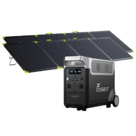 FOSSiBOT F3600 Pro + 2 × 400 W pannelli solari