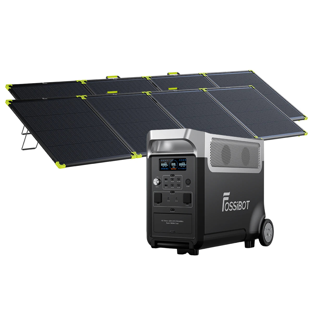 FOSSiBOT F3600 Pro + 2 × 400 W pannelli solari