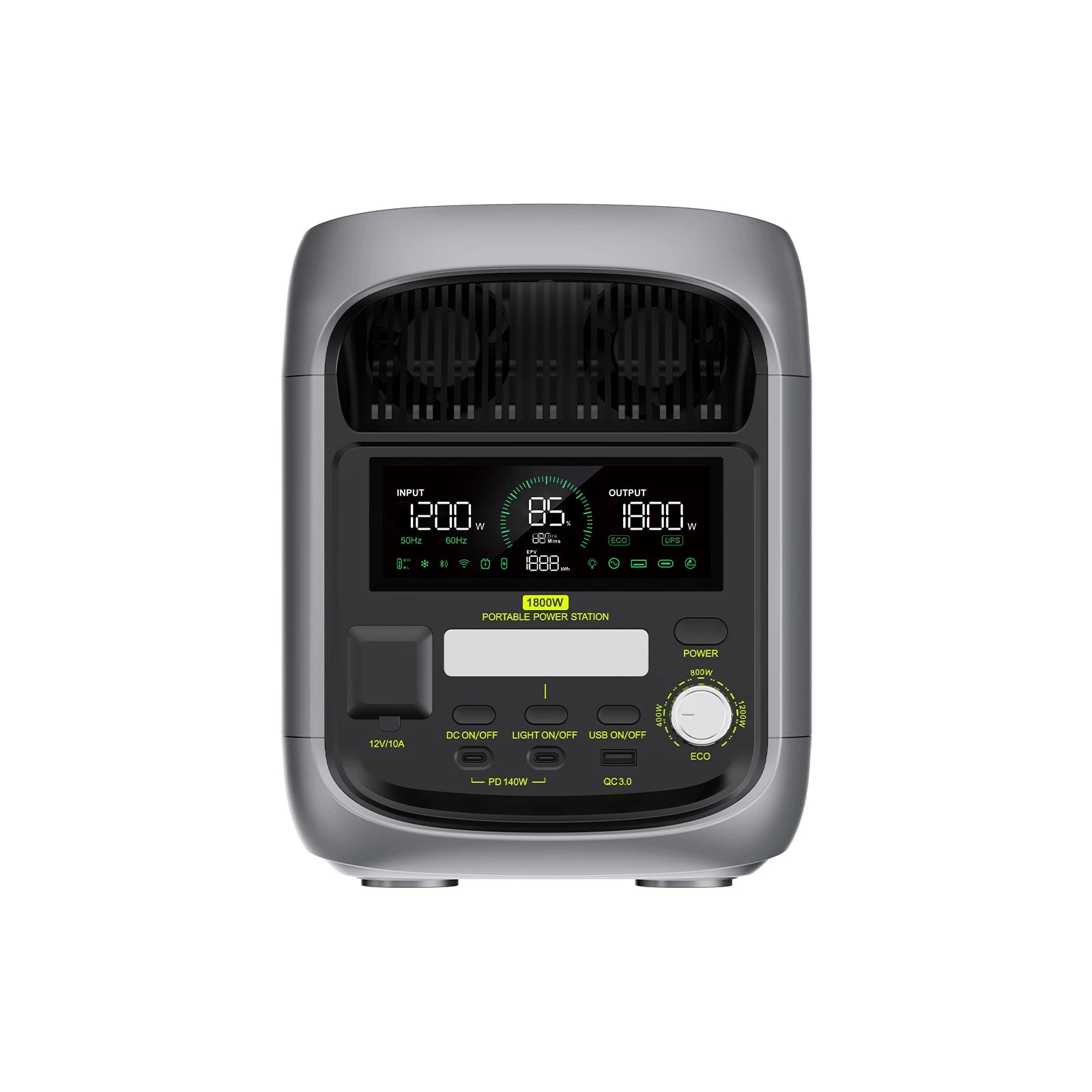 FOSSiBOT F1800 — Power station portatile 1024 Wh / 1800 W - immagine 2
