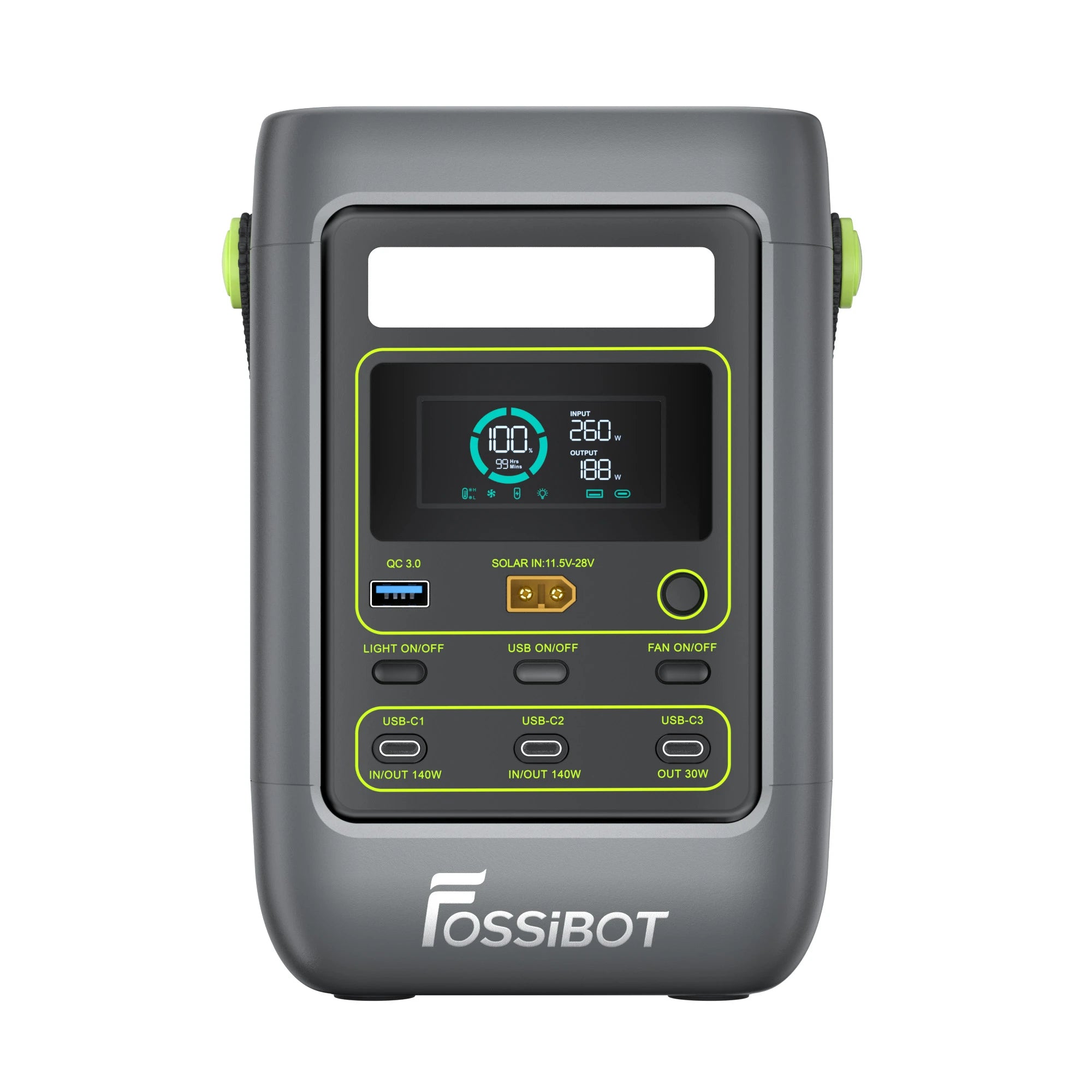 FOSSiBOT FDC300 — USB/DC 288 Wh - immagine 4